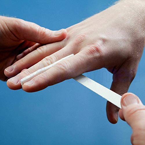 White Finger Tape BJJ/MMA/Climbers Athletic Jiu Jitsu Tape Sports Wrap - 1/3" (8mm) x 15YD - Judo, Martial Arts, Rock Climbing (2)