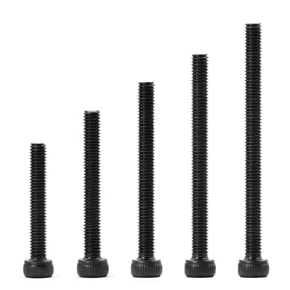 M3 x 20mm 25mm 30mm 35mm 40mm Hex Socket Head Cap Screws Bolts, 12.9 Grade Alloy Steel, Black Oxide Finish, Metric Allen Hex Drive, Machine Fully Threaded, Assortment Kit 100PCS - size: M3 x 20/25/30/35/40mm (100PCS)