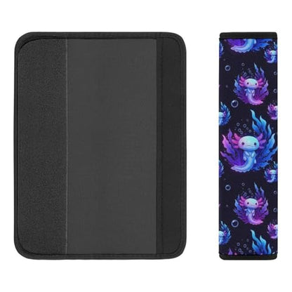 2PCS Lovely Axolotls Gifts Axolotl Seat Belt Cover Breathable Automotive Seat Belt Protector for Adult Use, Most Cars, Pressure Relief - color: Pattern 491