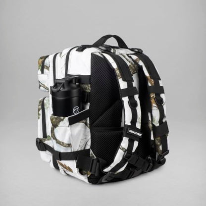 WOLFpak 35L Athletic Gym Backpack - Durable 1000D Waterproof Oxford Material with MOLLE Webbing, Laptop Pocket - color: Realtree Apx Snow