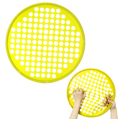 ZHIAMZ Hand Exercisers for Strength, Hand Exercise Web, Finger Exercise | Latex-Free Tear-Resistant Hand Exercise Web for Finger & Hand Strength, Physical Therapy Rehab, Portable 7-Inch - color: PLUS-Yellow
