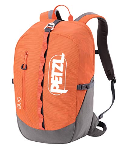 PETZL BUG Rock Climbing Backpack - Red/Orange-18L | For Single-Day Multi-Pitch Climbing - color: Red/Orange