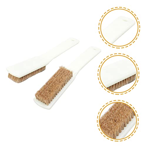 Sosoport 2Pcs Climbing Brush Set Sturdy Handle and Thick Boar Hair Bristles for Bouldering and Rock Cleaning Outdoor Sports Cleaning Tool