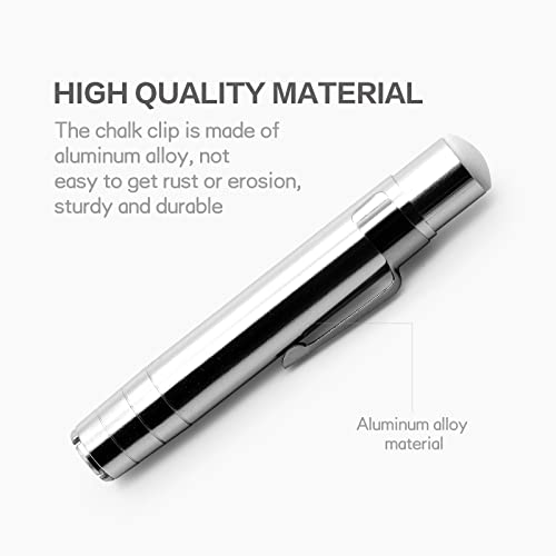 RALIS 2 Pcs Aluminum Alloy Chalk Holder for Teachers' Painting and Writing