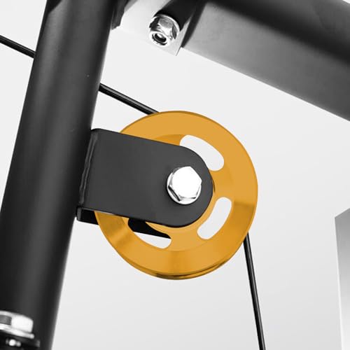 Aluminium Alloy Gym Pulley 90 mm，2‑Pack / 4‑Pack / 6‑Pack - color: Yellow