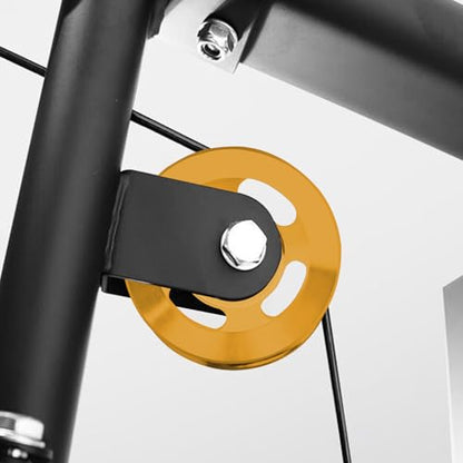 Aluminium Alloy Gym Pulley 90 mm，2‑Pack / 4‑Pack / 6‑Pack - color: Yellow