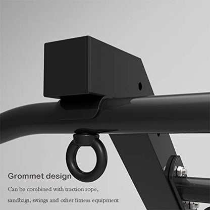 Pull-Up Bars Wall-mounted Horizontal Bar, Climbing Inclined Ladder Aircraft Frame Pull-up, Traction Rope Fitness Ring, Load 200kg