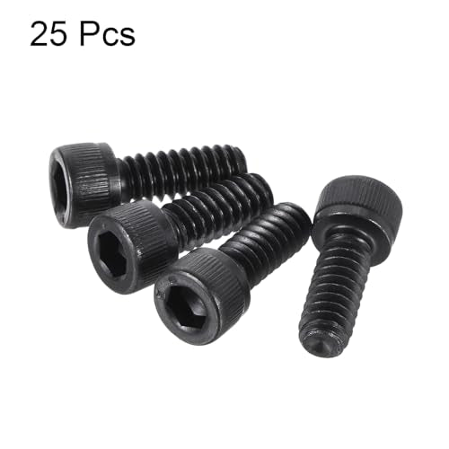 uxcell #10-24x1/2" Hex Socket Head Cap Screw Bolts 12.9 Grade Alloy Steel 25pcs - size: #10-24x1/2"