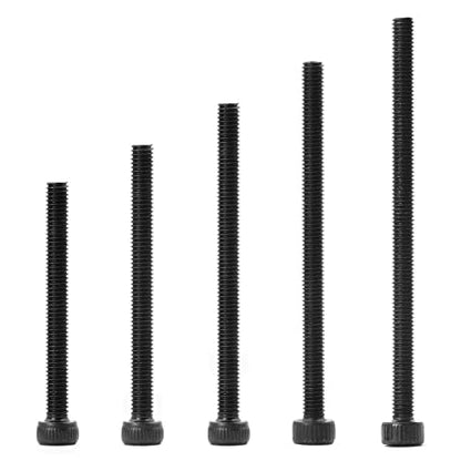M3 x 30mm 35mm 40mm 45mm 50mm Hex Socket Head Cap Screws Bolts, 12.9 Grade Alloy Steel, Black Oxide Finish, Metric Allen Hex Drive, Machine Fully Threaded, Assortment Kit 100PCS - size: M3 x 30/35/40/45/50mm (100PCS)