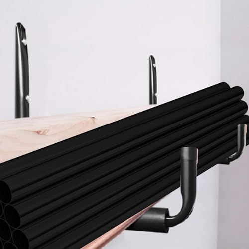 HOME MASTER HARDWARE Heavy Duty 11" Jumbo Garage Wall Hooks 4 Pack – 45 LB Kayak Storage Rack, Wall Mount for Canoe, Bicycle, Ladder & Large Gear - size: 15 in