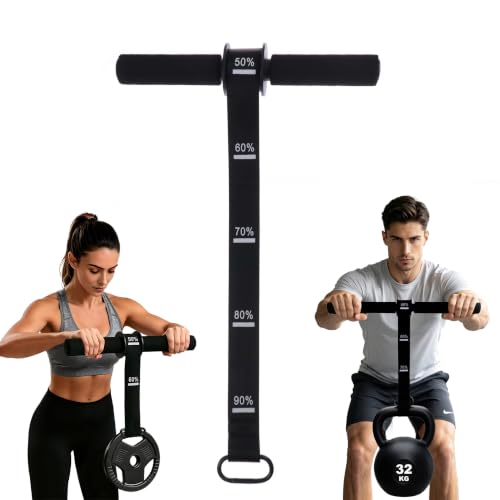 VI-FA Forearm Strengthener & Wrist Roller, Adjustable Strap & Thicker Non-Slip Foam Handles for Grip Strength, Muscle Building & Rehabilitation