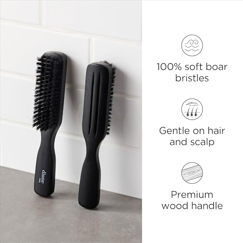 Diane 100% Soft Boar Bristle Styling Brush - color: Styling Brush, size: 1 Count (Pack of 1)