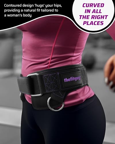 THEFITGUY Ultimate Dip Belt Bundle - Ultimate Dip Belt & Contoured Fit Dip Belt for Women | Secure Closure & Optimal Dip Position
