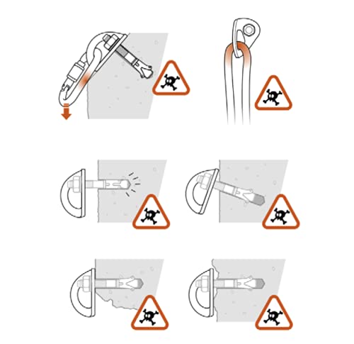 ISOP Climbing Anchor Bolt 2 Set - Expansion Bolt and Hanger FIXE 1 Rock Climbing - Professional Eyebolts for Fire Escape Rope Ladders - Conrete Wall Mounted Anchors