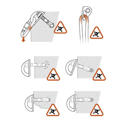 ISOP Climbing Anchor Bolt 2 Set - Expansion Bolt and Hanger FIXE 1 Rock Climbing - Professional Eyebolts for Fire Escape Rope Ladders - Conrete Wall Mounted Anchors