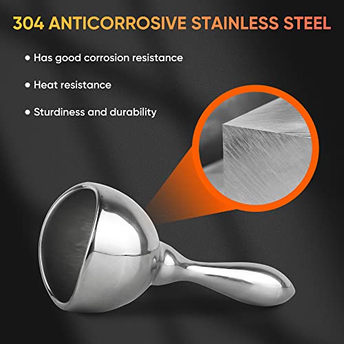 ONUEMP Stainless Steel Massage Cup - Ice Gua Sha Muscle Scraper Body Sculpting Cup, Maderoterapia Kit Colombiana for Lymphatic Drainage, Anti Cellulite, Deep Tissue - size: Cup