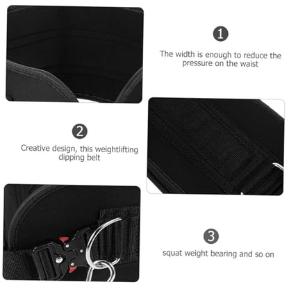 balacoo Fitness Dipping Belt Chain for Weightlifting Heavy-duty Dip Belt for Pull-ups and Strength Training and Thick Strap for Men and Women