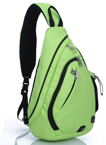 INOXTO Sling Bag, Multipurpose Crossbody Shoulder Bag for Men and Women - color: Fruit Green