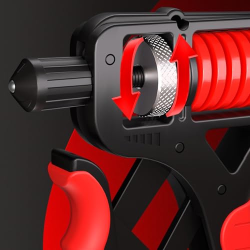 Adjustable Grip Strength Trainer - Hand Muscle Training Equipment 11-364 Lbs, Gym Grip Strengthener | For Exercise, Fitness, Weightlifting, Climbing - color: Net