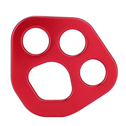Climbg Outdoor 9×8×1 Outdoor 4 Holes Rigging Plate Rock Climbing Multi Anchor Point Connector Gear