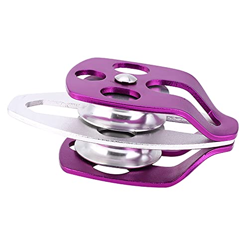RiToEasysports Dual Pulley, for Rock Climbing Mountaineering, Suitable for Outdoor Exploring, Side Swing, Block and Tackle, Tandem Pulley