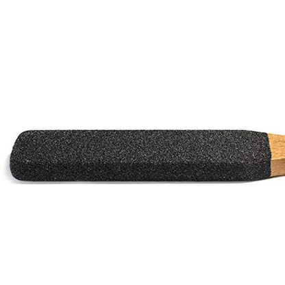 GranNaturals Wooden Foot File - Corn and Callus Remover for Feet - Dead Skin Exfoliator, Sander, Scrubber Filer Pedicure Rasp Tool for Wet + Dry Emery Board for Feet and Cracked Heel File Scraper