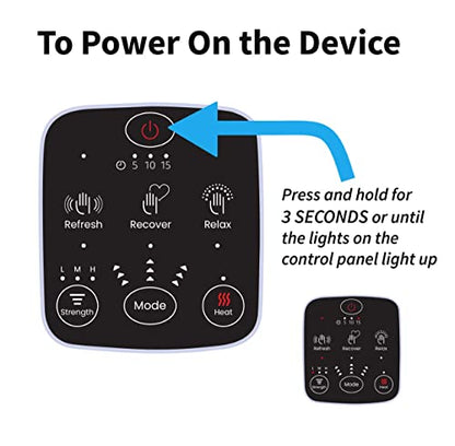 Daiwa Felicity AcuPalm Hand Massager Machine - Rechargeable Compression Therapy Massage assists Carpal Tunnel and Arthritis Pain Relief - 15 Minute Off Timer - style: AcuPalm