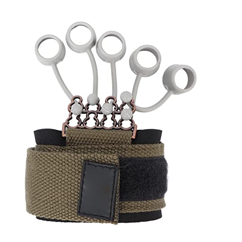 Yinhing Finger Exerciser Hand Grip Strengthener Adjustable Silicone Wrist Strap for Rock Climbing Tennis Guitar Piano Drummer Ergonomic Finger Strength Trainer (20lbs Red) - size: 20 Pound Red