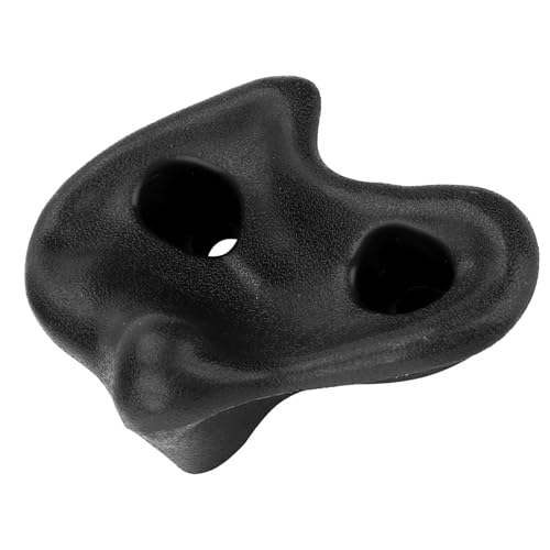 Rock Climbing Holds Adult Rock Climbing 10PCS Textured Stones for Kids Plastic Wall Holds with Bolts Fun IndoorOutdoor S Activity Kit (Black) - color: Black