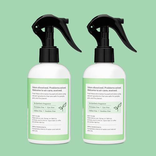 Fresh Wave Original Scent Odor Removing Spray, 8 fl. oz. | Pack of 2 | Odor Absorber for Home, Furniture, Fabrics & Trash | Safer Odor Relief - size: 1 Count (Pack of 2)
