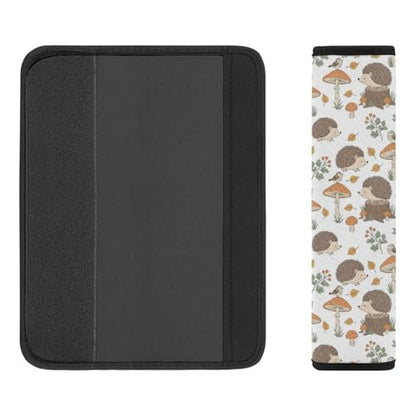 Universal Soft and Comfortable Mushroom Hedgehog Seat Belt Shoulder Pad for Kids, Most Cars, 1 Pair Seat Belt Covers Cushion Anti-Slip Pad - color: Pattern 55