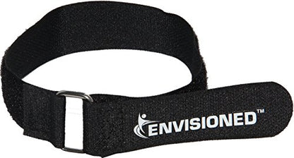 Premium Cinch Straps with Stainless Steel Metal Ring (Buckle), Reusable Durable Hook and Loop, Multipurpose Securing Straps 3/4" x 8" - 8 Pack Plus 2 Bonus Origional Cinch Straps - size: 0.75" x 8"