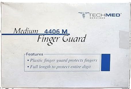 Tech-Med 4406M Plastic Finger Guard Medium (Box of 12)