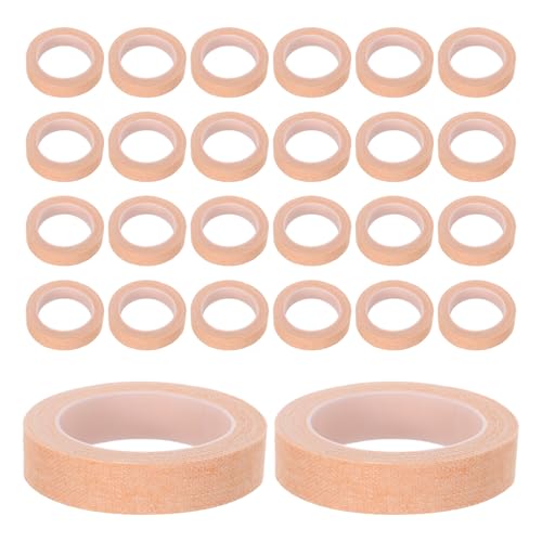 Skin-Colored Adhesive Finger Tape 1cm X, 30 Rolls Cuttable Pressure-Sensitive Bandage for Athletic Finger Support, Rock Climbing, Basketball, and Sports Wrap
