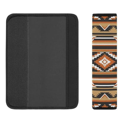 1 Pair Aztec Native American Southwestern Car Seat Straps Shoulder Pads Soft Padded Harness Pads Strap for Adult Use, Stroller Pushchair High Chair, Comfortable Driving - color: Pattern 1062