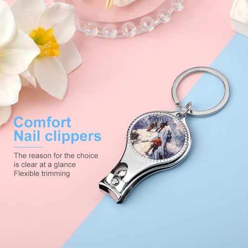 Climber Climb Climbing to The Top Portable Nail Clippers Bottle Opener with Keychain Toenail Fingernail Scissors