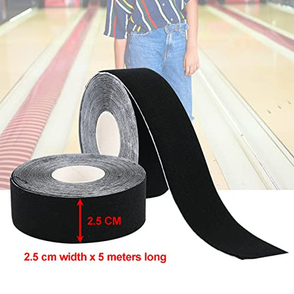 Cosmos 2 Rolls Bowling Finger Tape Elastic Thumb Tape Protective Bowling Ball Accessories for Bowler Sport Exercise Workout, Each Roll 2.5 cm Wide x 5m