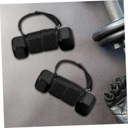1Pair Heavy Duty Adjustable Dumbbell and Barbell Loading Straps Durable Workout Foot Straps for Strength Training Dip Pullups Squats Enhance Ankle Strength and Stability