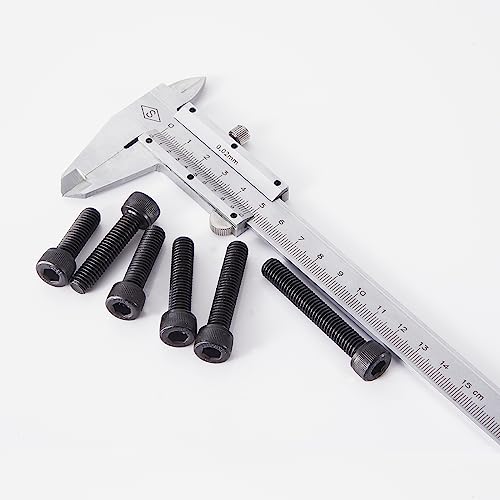 M8 x 30mm 35mm 40mm 45mm 50mm Hex Socket Head Cap Screws Bolts, 12.9 Grade Alloy Steel, Black Oxide Finish, Metric Allen Drive, Fully Threaded, Assortment Kit 25Pcs - size: Socket M8x30-50 mm