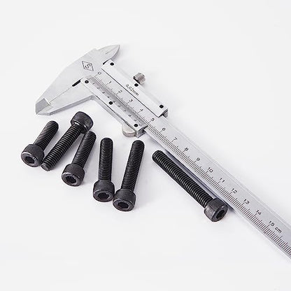 M8 x 30mm 35mm 40mm 45mm 50mm Hex Socket Head Cap Screws Bolts, 12.9 Grade Alloy Steel, Black Oxide Finish, Metric Allen Drive, Fully Threaded, Assortment Kit 25Pcs - size: Socket M8x30-50 mm