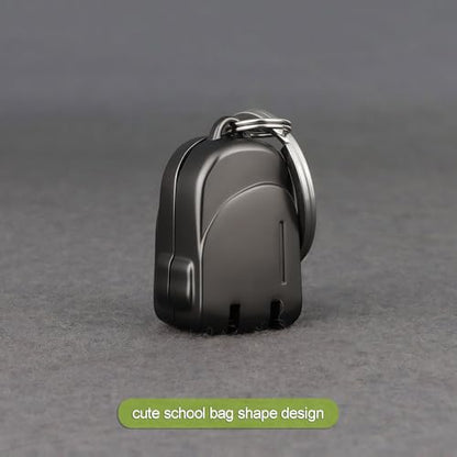 All Metal Foldable Nail Clippers, Stainless Steel Pocket Keychain Fingernail Clipper with Earpick & Keyrings, Poretable Compact Travel Nail Trimmer Cutter for Men Women Adults, Black - color: Black
