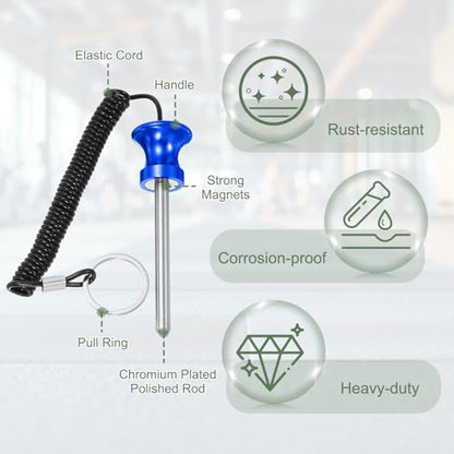 Weight Stack Pin, Weight Gym Pin Strength Training Equipment Replacement with Pull Rope for Commercial Home - color: Blue, size: 0.3 x 3.1 Inch