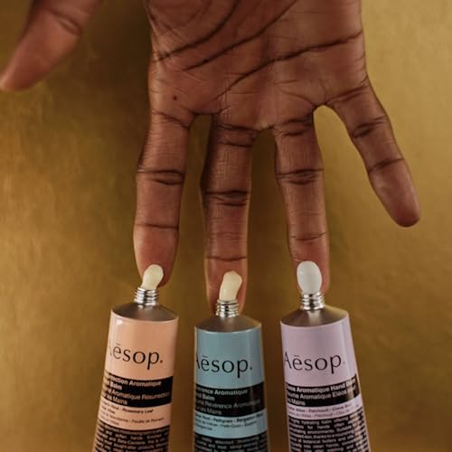 Aesop Hand Balm Set – Resurrection, Reverence & Eleos Hand Cream Trio– Deeply Nourishing Botanical Hand Care with Citrus, Woody & Herbaceous Aromas | 2.4 oz each Travel Size - style: Variety Set