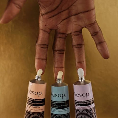 Aesop Hand Balm Set – Resurrection, Reverence & Eleos Hand Cream Trio– Deeply Nourishing Botanical Hand Care with Citrus, Woody & Herbaceous Aromas | 2.4 oz each Travel Size - style: Variety Set