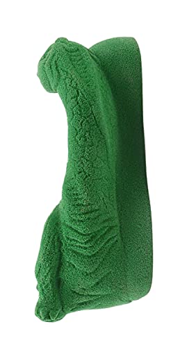 Atomik Rock Climbing Holds Bolt-On Brontosaurus in Green