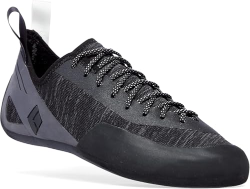BLACK DIAMOND Men's Momentum Lace or Strap Rock Climbing Shoes, Gym/Outdoor - color: Black-anthracite (Lace), size: 10