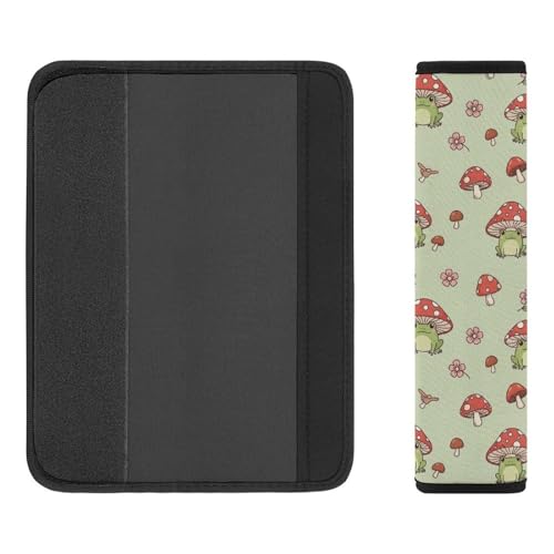 2PCS Breathable Car Seat Belt Pad for Elderly Support, Stroller Pushchair High Chair, Cute Frog Seat Belt Cushion, Anti-Slip Pad - color: Pattern 886
