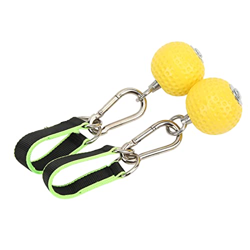 Climbing Pull Up Hand Grips Ball Set, Wireless Arm Strength Training Equipment, Non Slip Grip Balls with Webbing Buckle for Rock Climbing, Gym and Home Workouts - size: 72mm model