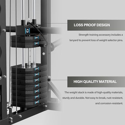 Major Fitness Aluminum Pulley & Weight Stack Bundle for Drone 2 Advanced