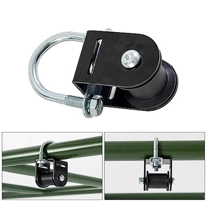 Weight Lifting Pulley Wheel Lifting Rope Pulley Loading 220lbs DIY Attachment Mute Sturdy Pull Down Wheel for Fitness Equipment Accessories - color: Screw Pulley